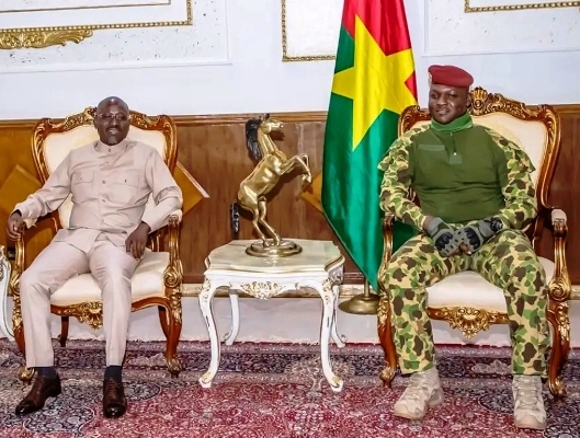 Burkina Faso: visite de Guillaume Soro au capitaine Ibrahim Traor